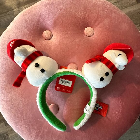 Mario Snowman Headband, Super Mario World, Universal Studios - Picture 1 of 5